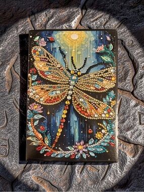 Colorful Hand Crafted Bejeweled Diamond Art Notebook